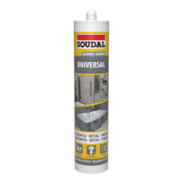 Soudal Silicona universal aluminio 280 ml