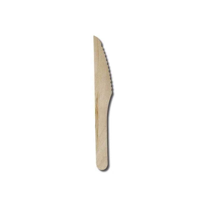 Best Products Cuchillo de madera 16,5 cm, bolsa de 12 uds