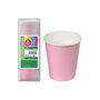 Best Products Vasos de cartón rosas baby 200cc, 24 uds