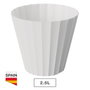 Plastiken Maceta Doric Blanco Ø180mm