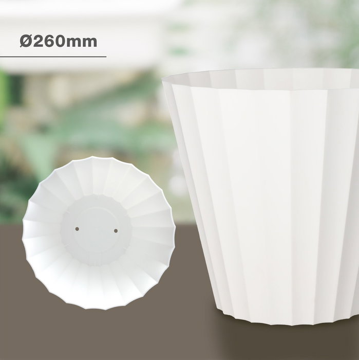 Plastiken Maceta Doric Blanco Ø260mm Plastiken Maceta Doric Blanco Ø260mm