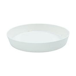 Plastiken Plato para cuenco y maceta Tes y Doric Ø220mm Blanco