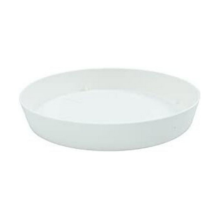 Plastiken Plato de inyección Blanco para maceta de 22 cm