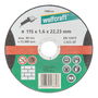 Wolfcraft Disco de Corte de Precisión para Piedra ø115 x 1,6 x 22,23 mm Profesional Larga Vida Útil