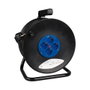 Solera Enrollacables 7425/2 25m 3x1,5mm² 4 Tomas Bipolares con T/TL y Protector Térmico