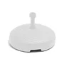 IPAE Progarden Base para Parasol de 20 Litros, Material Rattan, Color Blanco, Dimensiones 45x15 cm