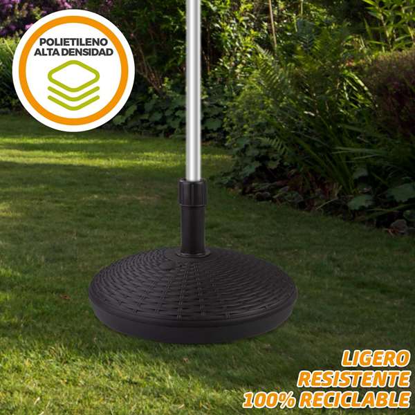 Ipae Progarden Base de parasol 30 l antracita ø58 x 15 cm Ipae Progarden Base de parasol 30 l antracita ø58 x 15 cm