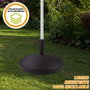 Ipae Progarden Base de parasol 30 l antracita ø58 x 15 cm