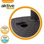Ipae Progarden Base de parasol 30 l antracita ø58 x 15 cm