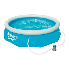 Bestway Piscina Hinchable Redonda Fast Set 305x76 cm con Depuradora 1249 l/h 3200 l