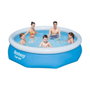 Bestway Piscina hinchable redonda modelo Fast Set con depuradora
