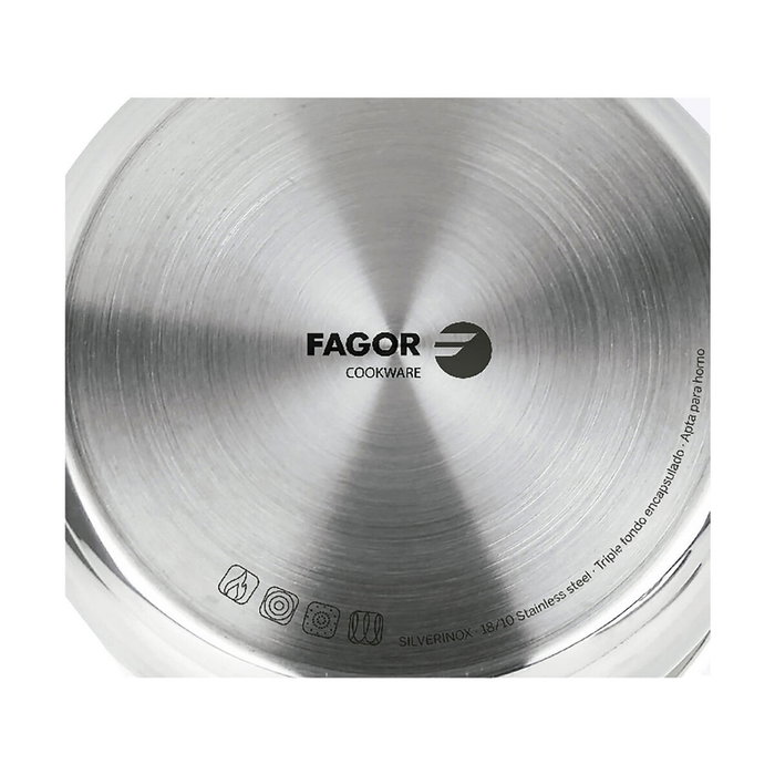 Fagor Cazo Silverinox de acero inoxidable 18/10 Ø12 x 6,5 cm