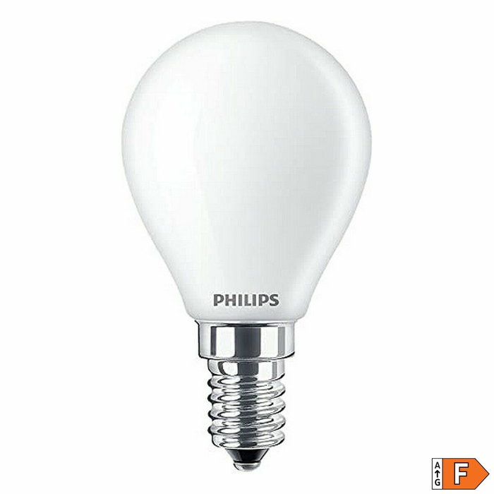 Philips Bombilla Esférica LED E14 4,3 W 470 lm Luz Fría