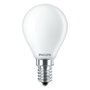 Philips Bombilla Esférica LED E14 6,5W 806lm 6500K Luz Fría