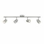 Philips Meranti Regleta de 4 elementos GU10 Cromo mate