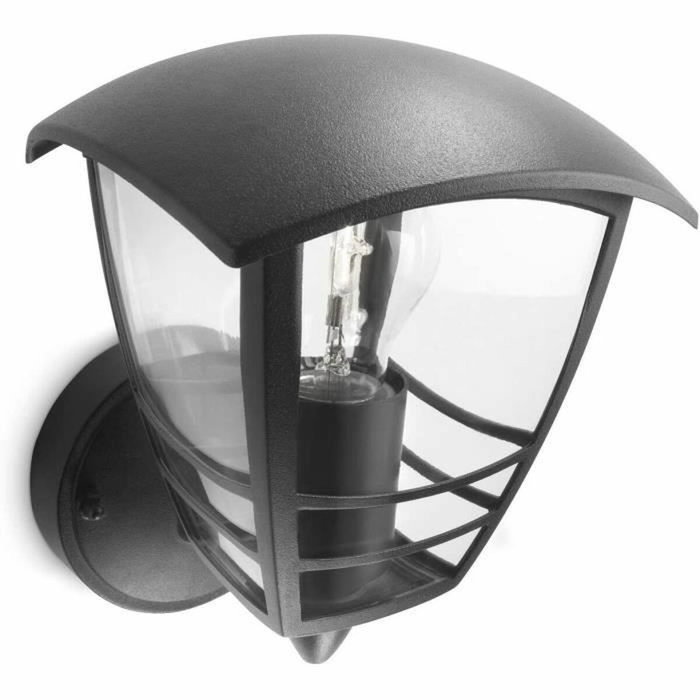 Philips Creek Aplique Exterior Negro E27