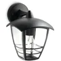 Philips Creek Aplique de Pared Exterior Negro Descendente