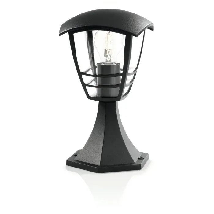 Philips Aplique Exterior Creek Negro E27