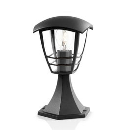 Philips Aplique exterior creek E27 60W Negro Farola Sobremuro IP44 Sin Bombilla