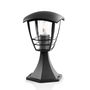 Philips Aplique exterior creek E27 60W Negro Farola Sobremuro IP44 Sin Bombilla