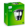 Philips Aplique exterior Creek Negro E27