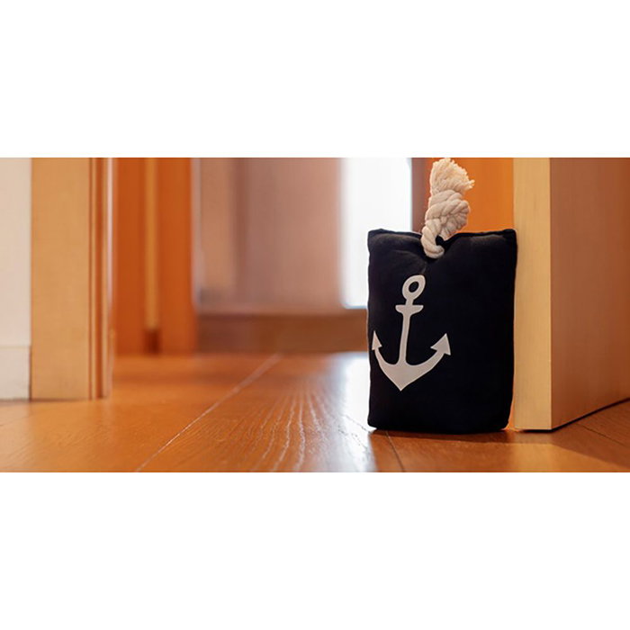 Inofix Tope Textil Sujetapuertas 1kg Marino Azul 19x15x9cm