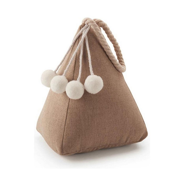 Inofix Tope de puerta textil decorativo modelo saco beige