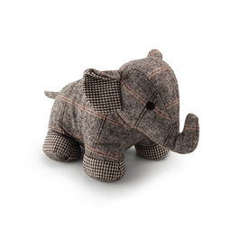 Inofix Tope sujetapuertas 1kg elefante gris textil 18x32x15cm
