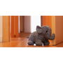 Inofix Tope sujetapuertas 1kg elefante gris textil 18x32x15cm