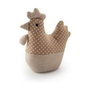 Inofix Tope de puerta textil decorativo modelo gallina beige