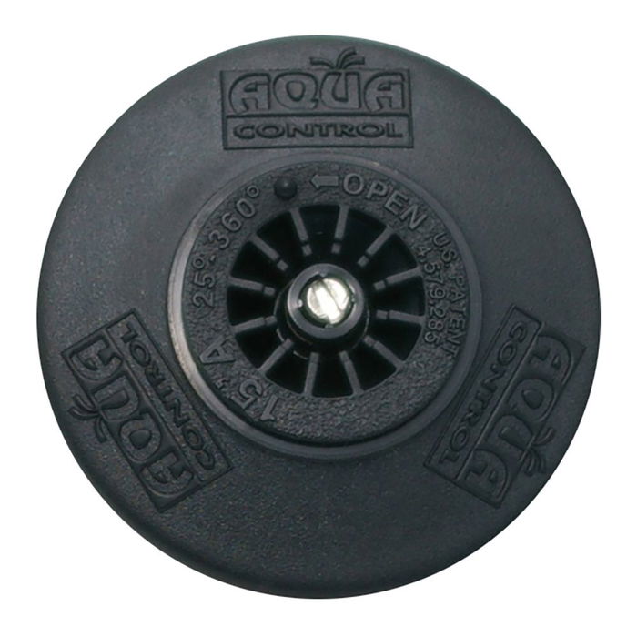 Aqua Control Difusor Emergente Negro 11 cm Tobera Regulable 360° 2-4 m