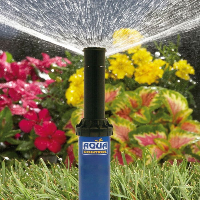 Aqua Control Difusor Emergente Negro 11 cm Tobera Regulable 360° 2-4 m