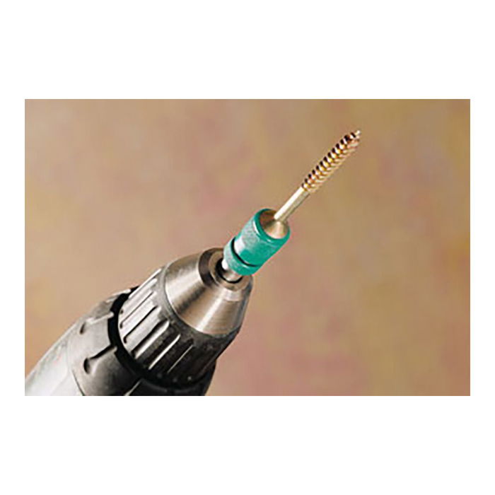 Wolfcraft Portapuntas magnético con limitador de profundidad, imán anular, 6 cm de longitud, metal, uso profesional/doméstico