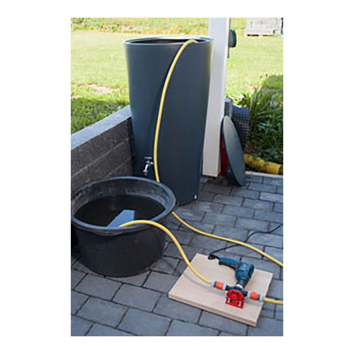 Wolfcraft Bomba para Taladro 3000 l/h Vástago 8 mm Autoaspiración