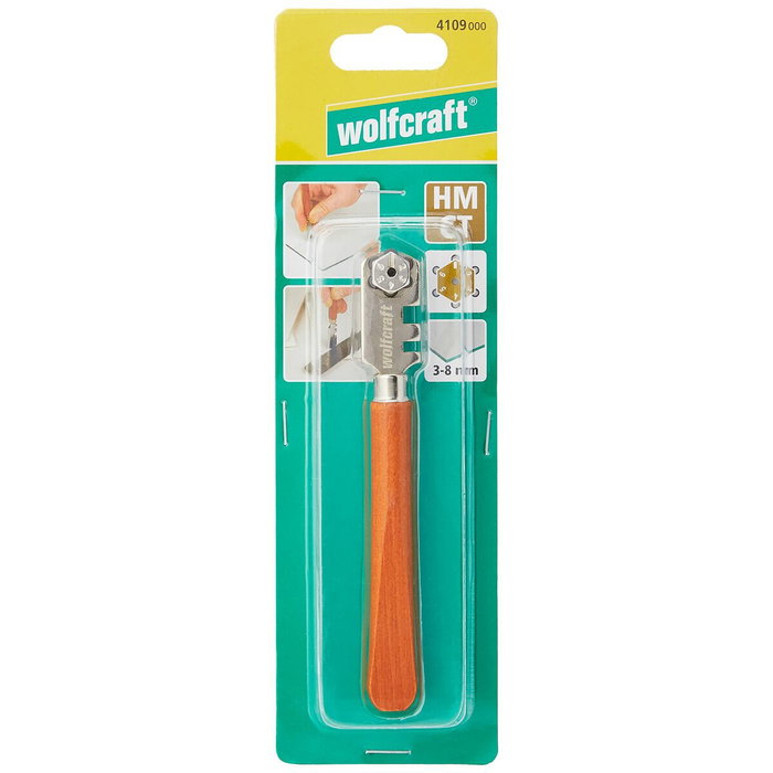 Wolfcraft Cortador de vidrio estándar para 3-8 mm