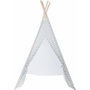 Atmosphera Tipi gris con funda de almacenaje 160x120x120cm