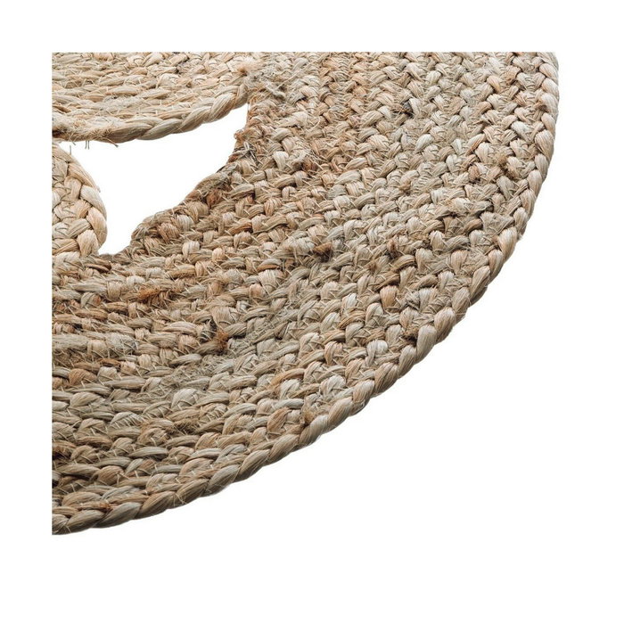 Atmosphera Alfombra calada de yute Natural Ø80 cm
