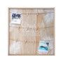 Cuadro Portafotos con Pinzas Atmosphera Madera MDF 48 x 48 x 2 cm