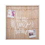 Cuadro Portafotos con Pinzas Atmosphera Madera MDF 48 x 48 x 2 cm