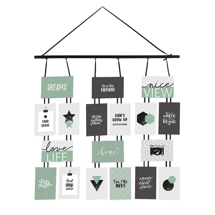 Atmosphera Gabor - Marco collage para 18 fotos de 10x15 cm, acrílico, 66x68x1.5 cm Atmosphera Gabor - Marco collage para 18 fotos de 10x15 cm, acrílico, 66x68x1.5 cm