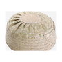Atmosphera Cesta de mimbre natural plegable con dos asas, ø33 x 33 cm