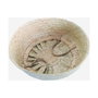 Atmosphera Cesta de mimbre natural plegable con dos asas, ø33 x 33 cm
