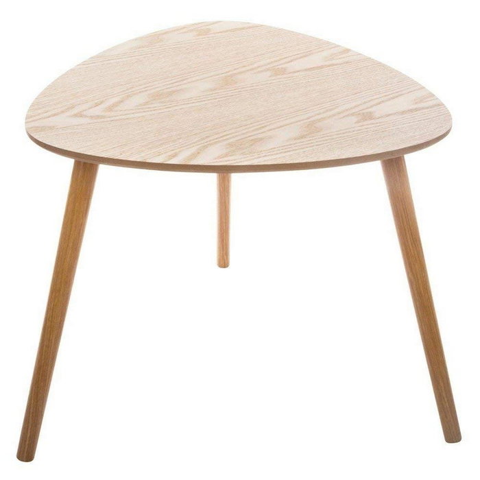 Atmosphera Juego de 3 mesas de centro de madera modelo Mileo