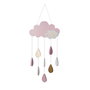 Atmosphera Móvil Infantil Modelo Nube Color Rosa para Colgar