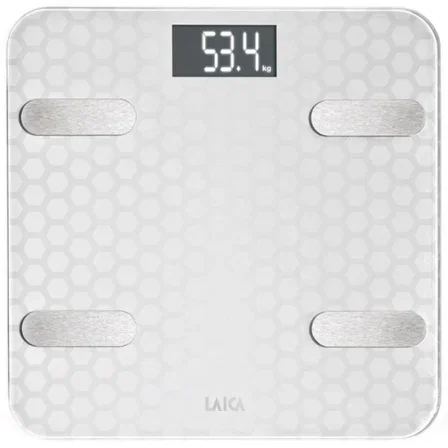 Laica PS7011 Smart Báscula Bluetooth Composición Corporal Color Blanco 180kg