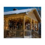 Home & Styling Cortina de luces 189 LEDs Blanco cálido con efecto flash