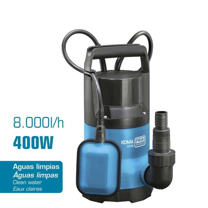 Koma Tools Bomba de drenaje aguas limpias 400 W Bal-400