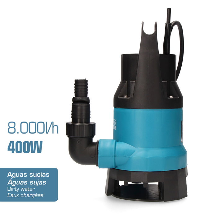 Koma Tools Bomba de drenaje para aguas sucias Bas-400 400W Koma Tools Bomba de drenaje para aguas sucias Bas-400 400W