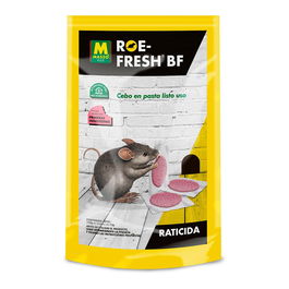 Massó Roe-Fresh Cebo Rodenticida en Pasta Fresca Bolsa 150 g para Ratas y Ratones Control Interior Exterior