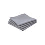 Atmosphera Servilletas de algodón color gris 40 x 40 cm, 4 uds